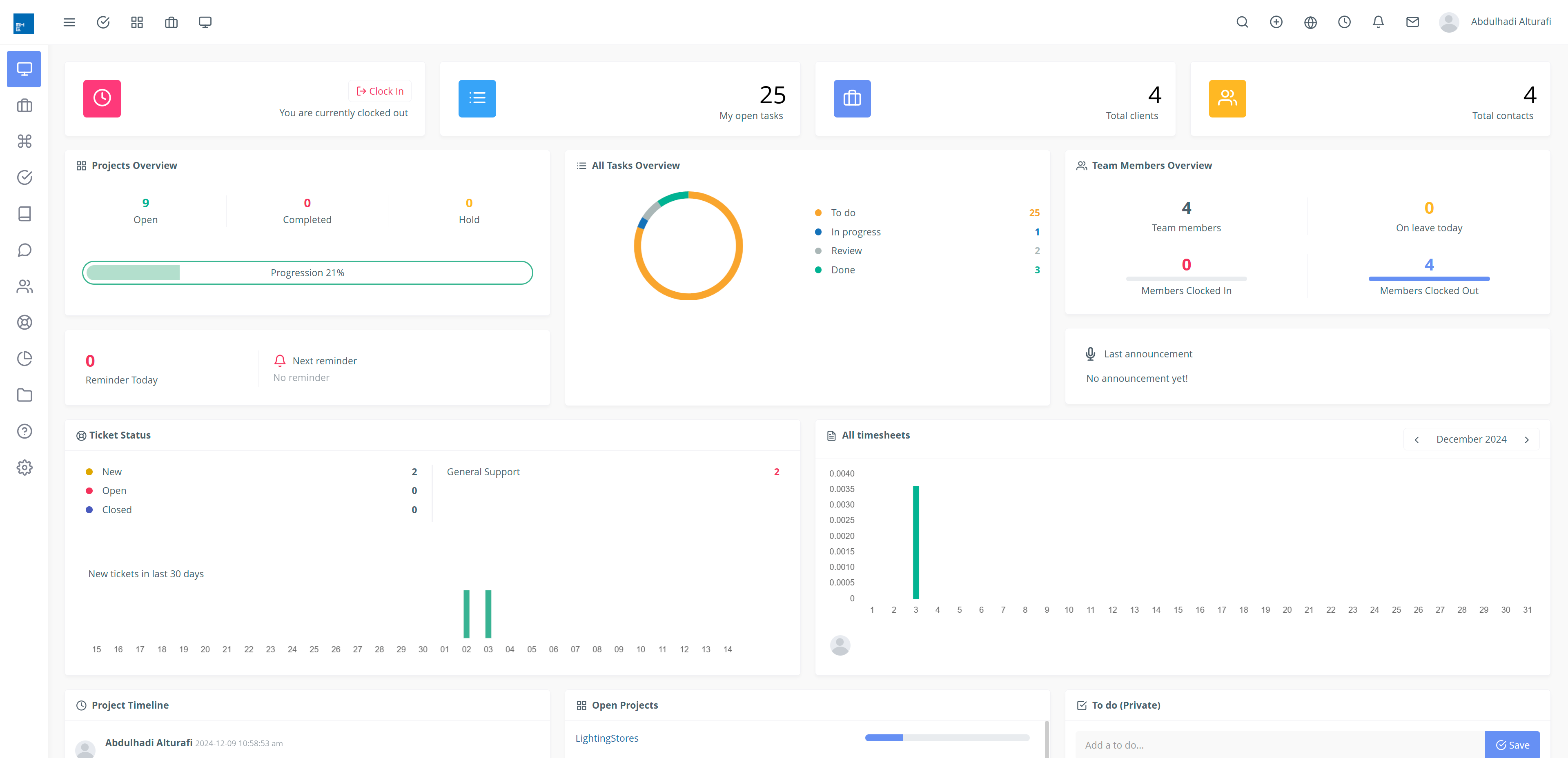 PM & CRM System